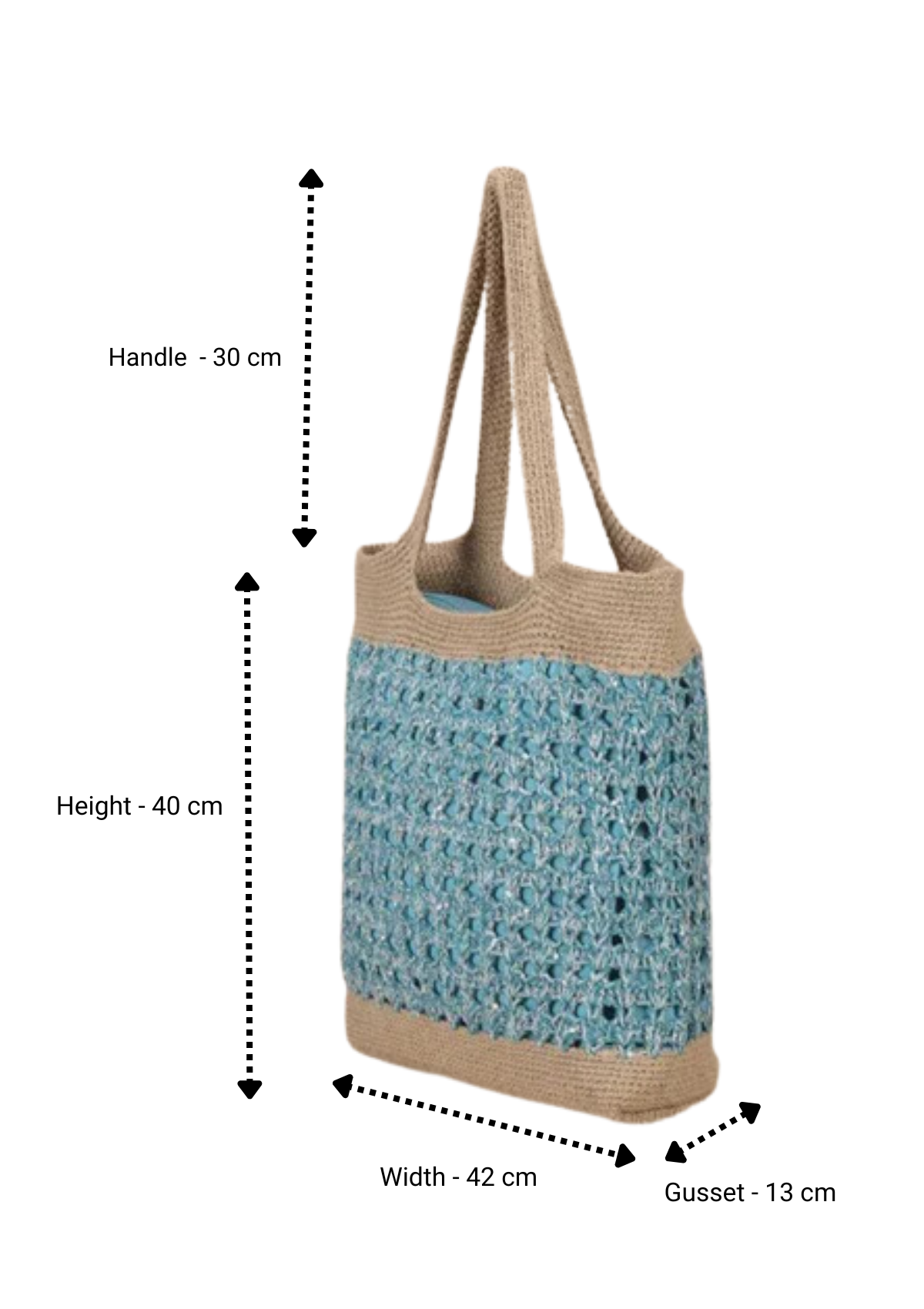 Crochet Tote Bag - IshqMe