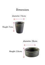 Filter coffee set of 2  - Grey