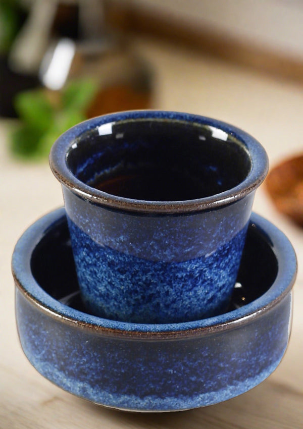 Filter coffee set - Blue Brown