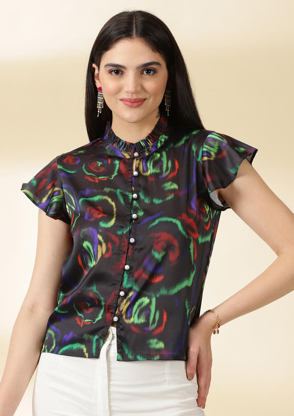 Neon Rose Top