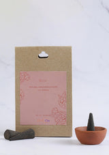 Floral and Earthy Elegance: IshqMe's Rose, Jasmine, and Musk Incense Cones