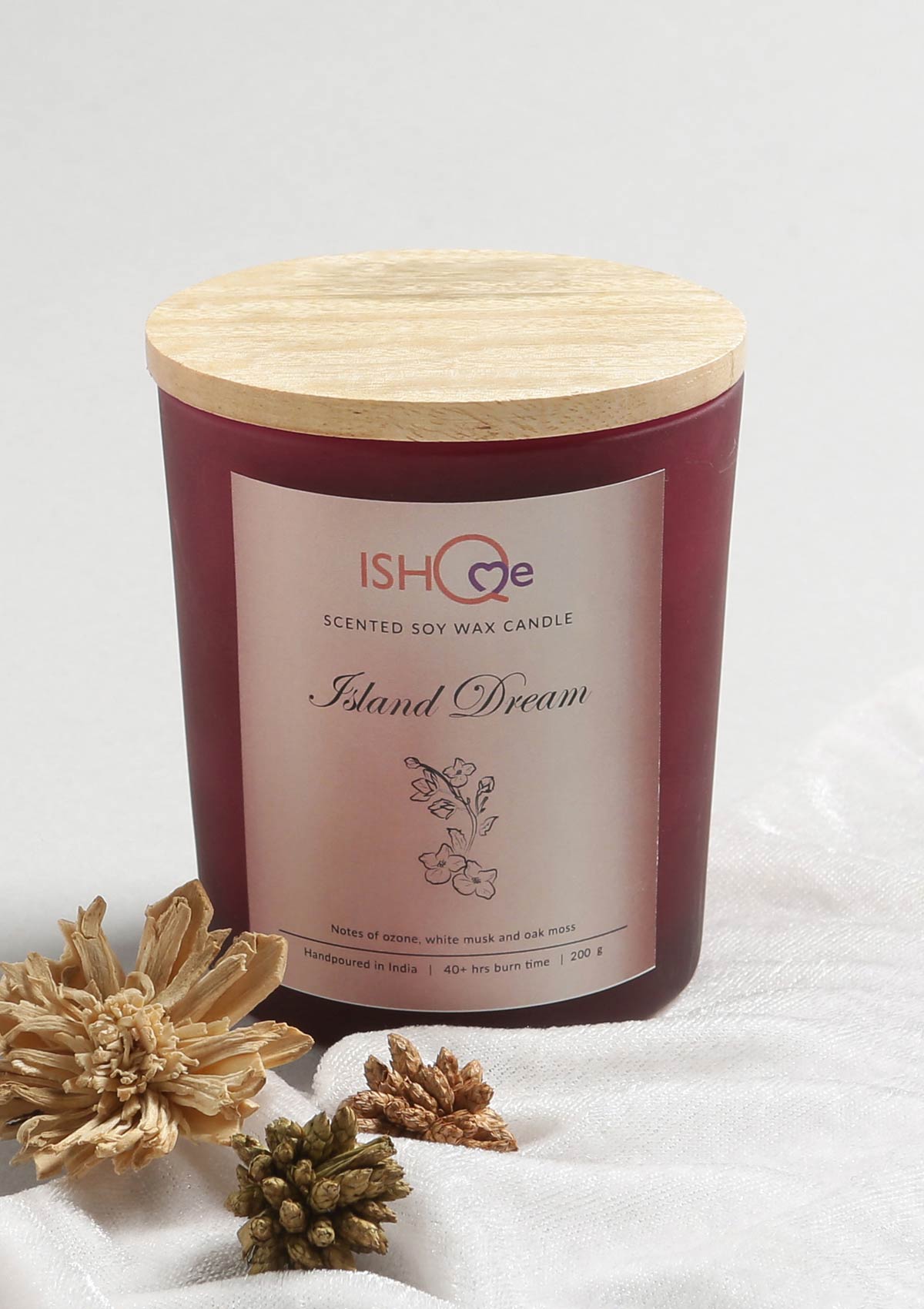 IshqME Island Dream & Ocean Deep Combo: Scented Candle and Fragrance Bars - IshqMe