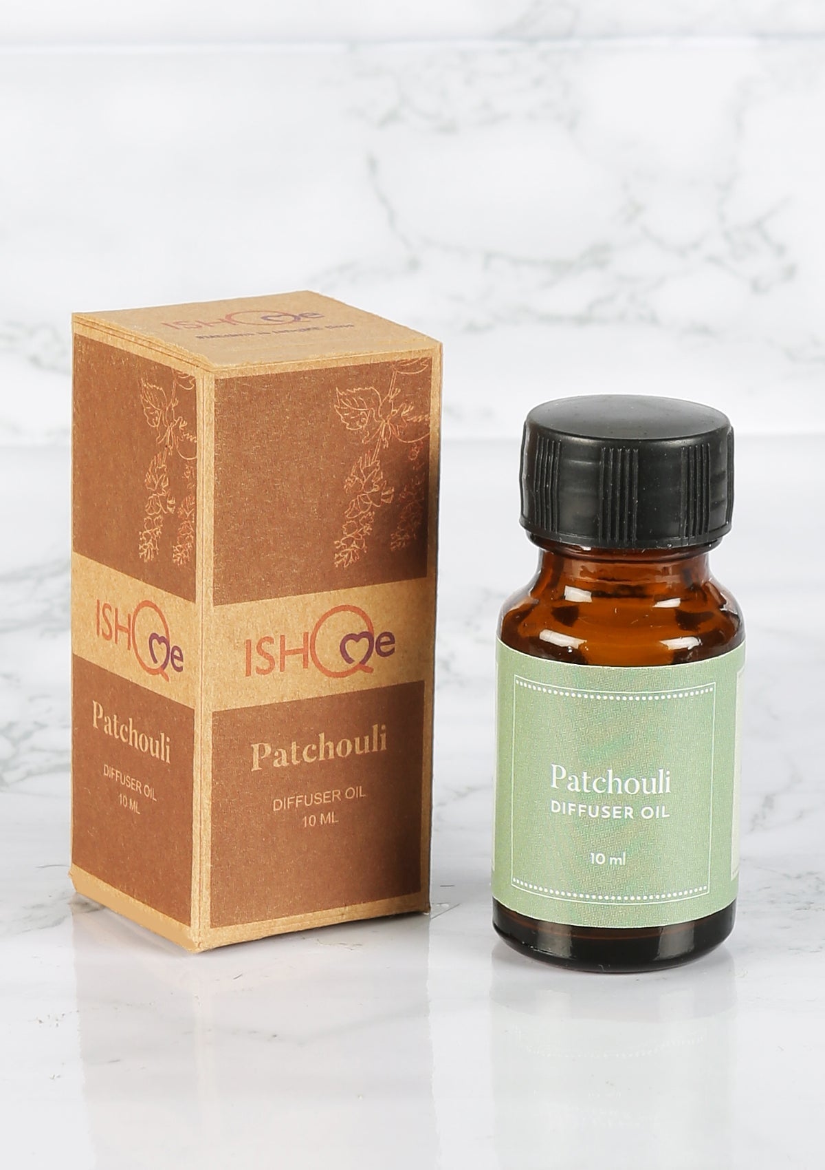 IshqME Earthy Aroma Kit: Olive Green Ceramic Diffuser & Essential Oils - IshqMe