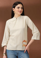 Koi Koi Embroidered Top