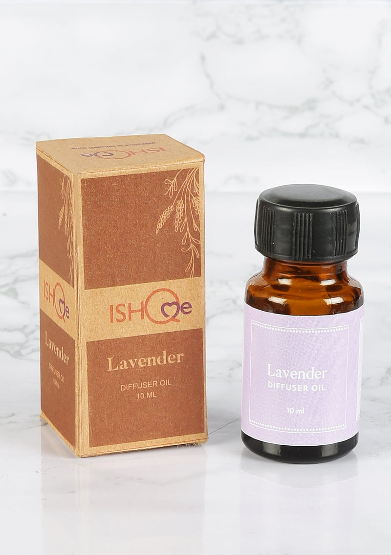 IshqME Calming Aroma Set: Olive Green Ceramic Diffuser & Relaxing Essential Oils
