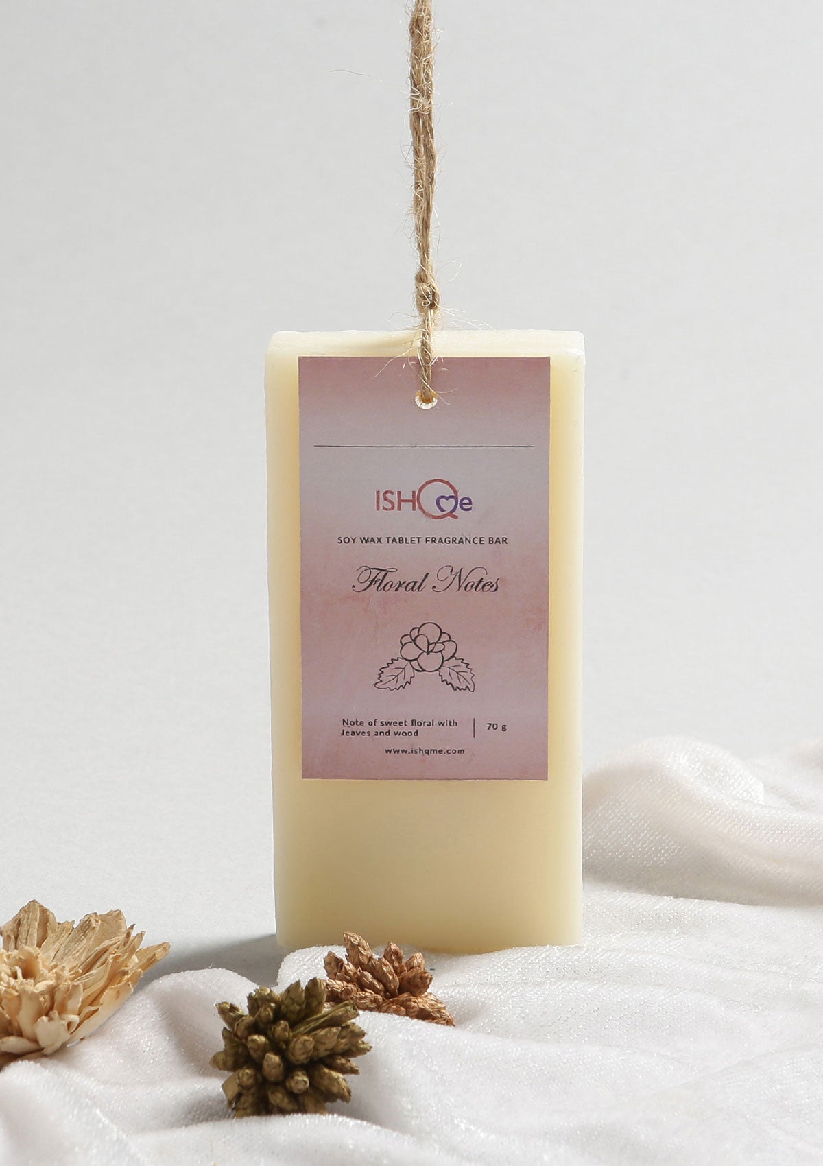 IshqME Floral and Seaside Essence Pack: Pink Diffuser, Dream Candle & Aromatic Bars - IshqMe