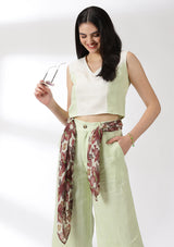 Carmine Blossom Scarf