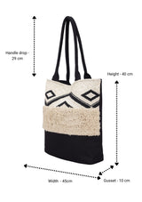 Monochrome Elegant Tote Bag