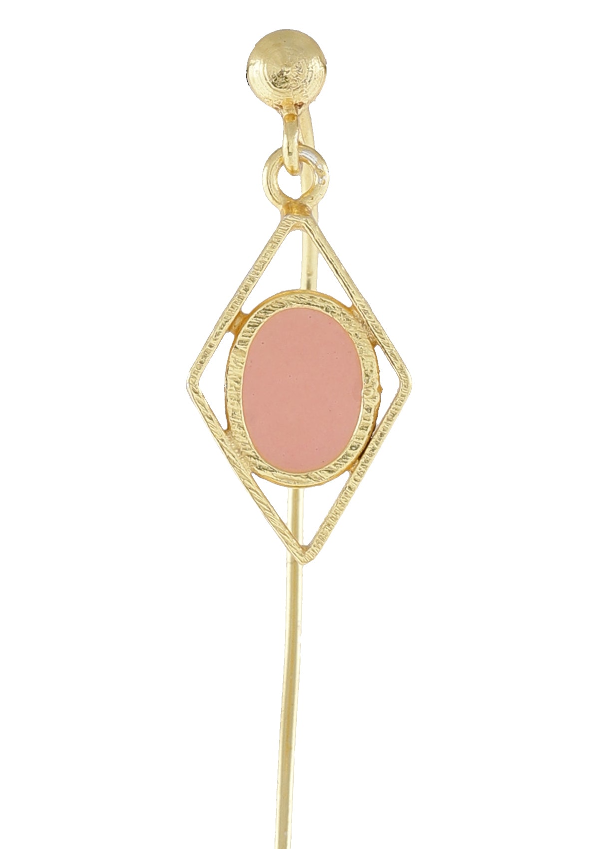 Pink Enamel Gold Plated Drops - IshqMe