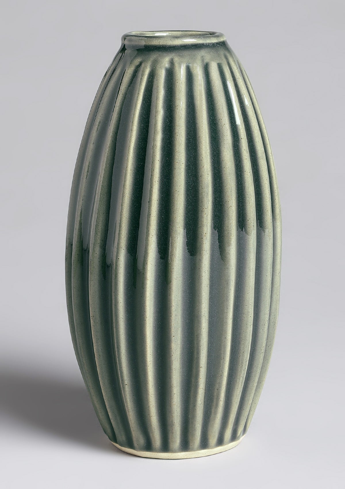 IshqME's Grey Green Grace: Ceramic Serving Set & Bouquet Vase Combo - IshqMe