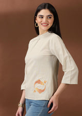 Koi Koi Embroidered Top