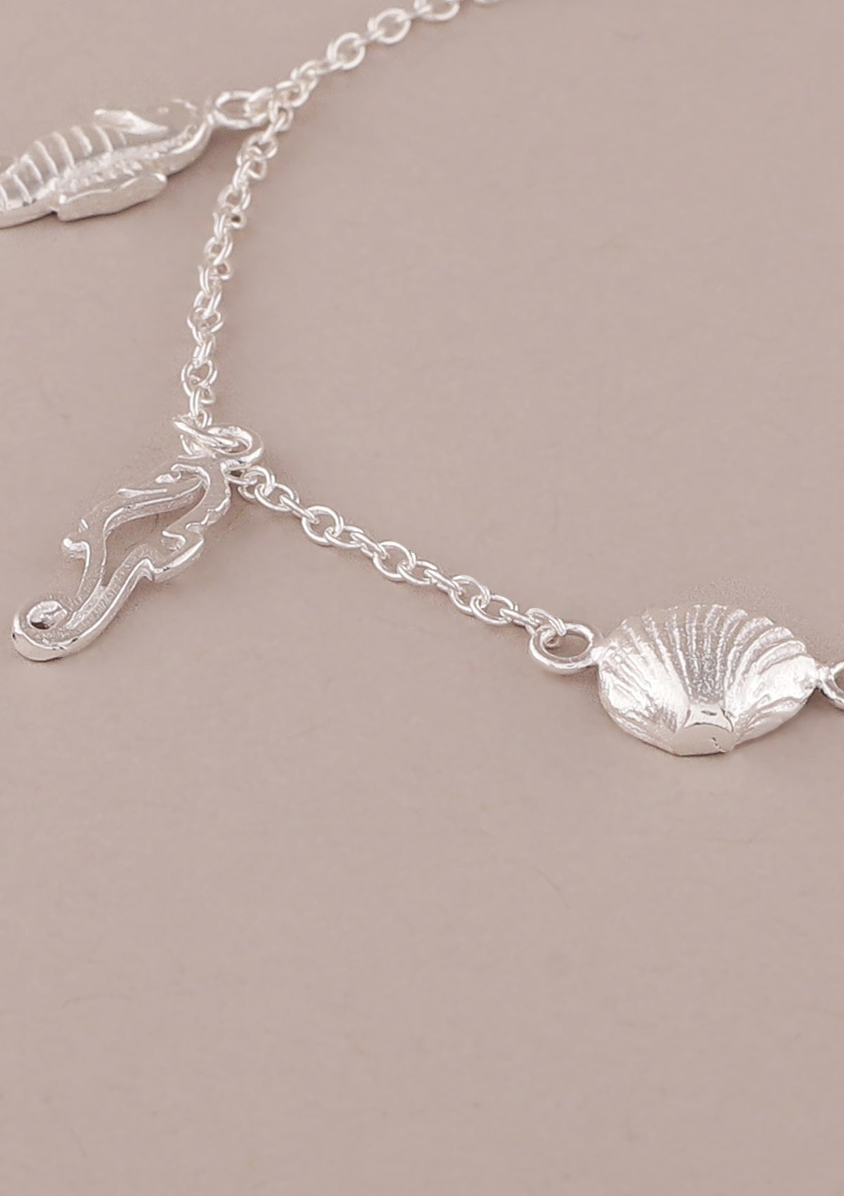 Silver Ocean Charm Bracelet - IshqMe