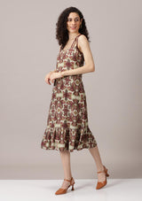 Carmine Blossom Dress
