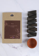 Floral and Earthy Elegance: IshqMe's Rose, Jasmine, and Musk Incense Cones