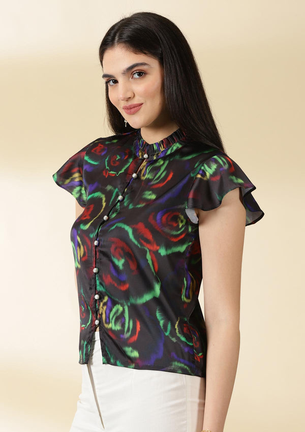 Neon Rose Top