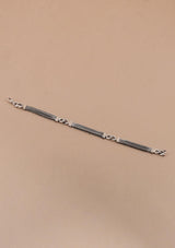 Three-layered Chain Silver Bracelet