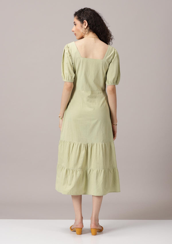 Tea Green Dress