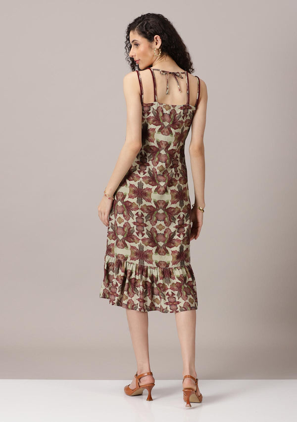 Carmine Blossom Dress