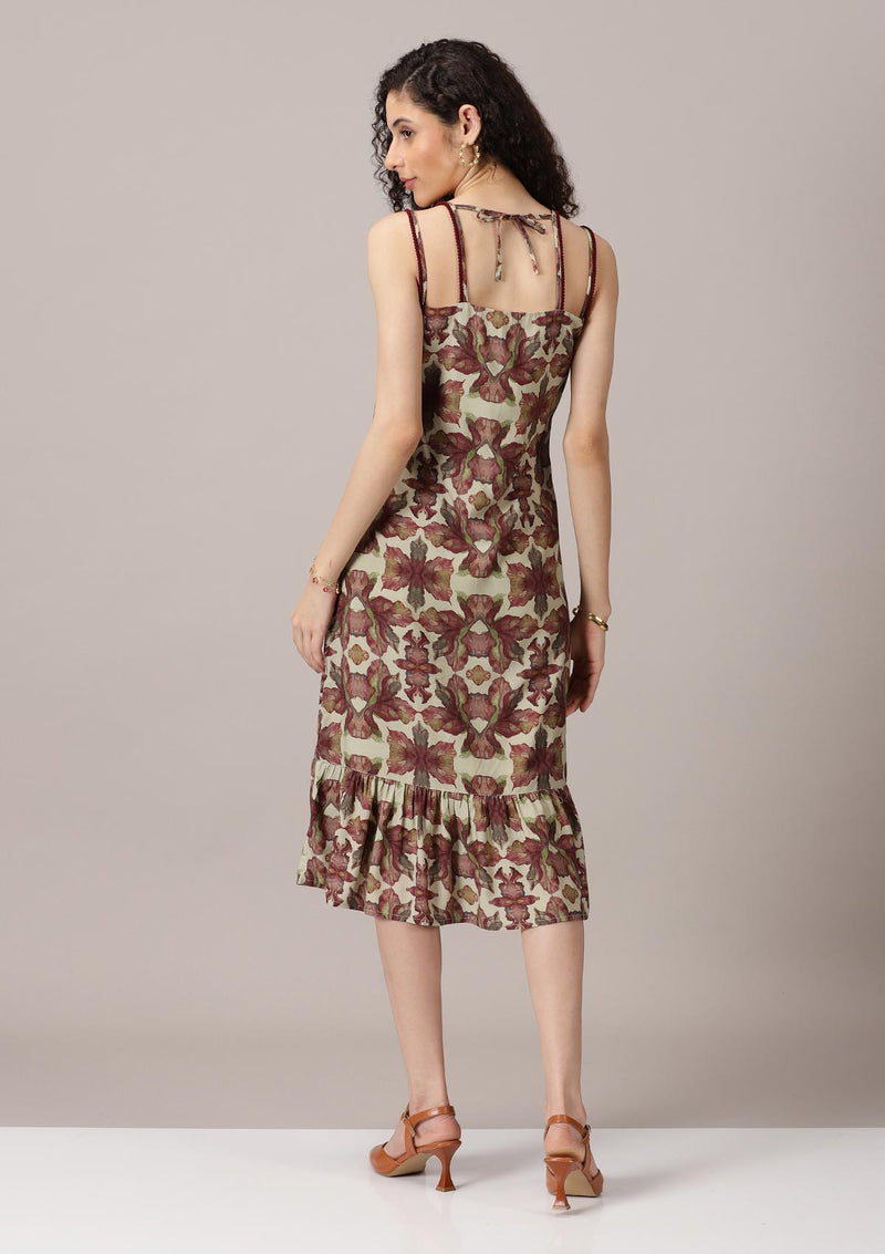Carmine Blossom Dress