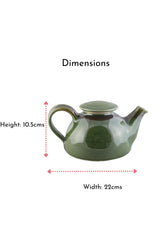 Tea Pot - Olive Green