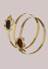 Cluster Bloom 18K Gold Plated Bracelet