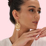 Light weight flat filigree earring - IshqMe