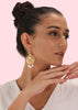 Light weight flat filigree earring