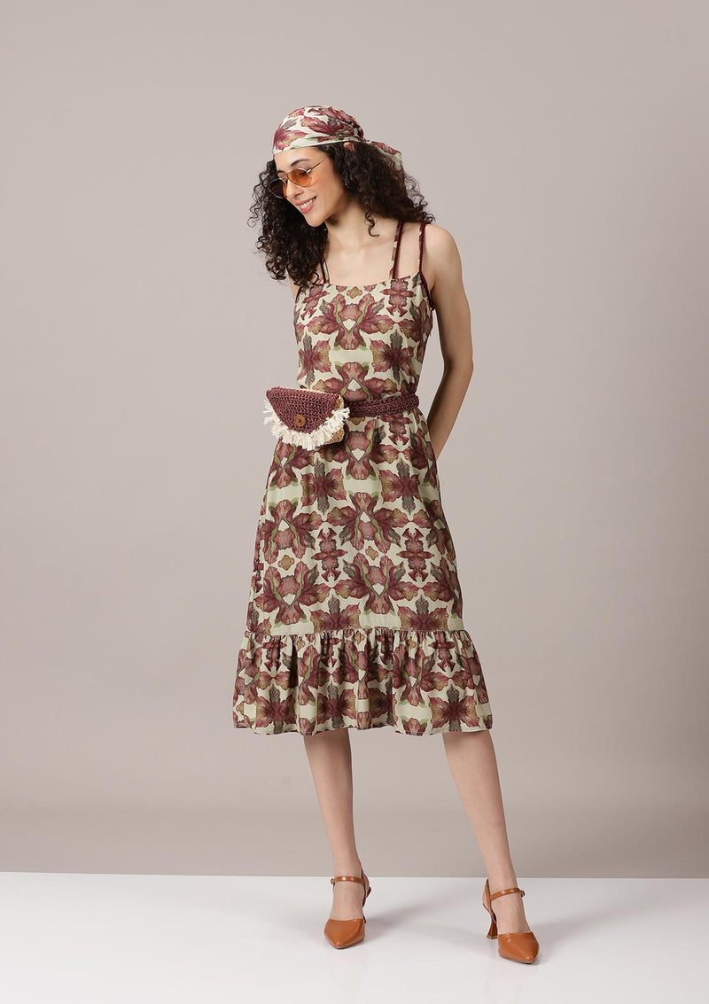 Carmine Blossom Dress