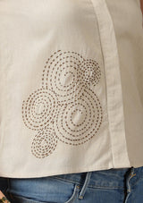 Rasen Embroidered Top