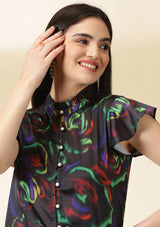 Neon Rose Top