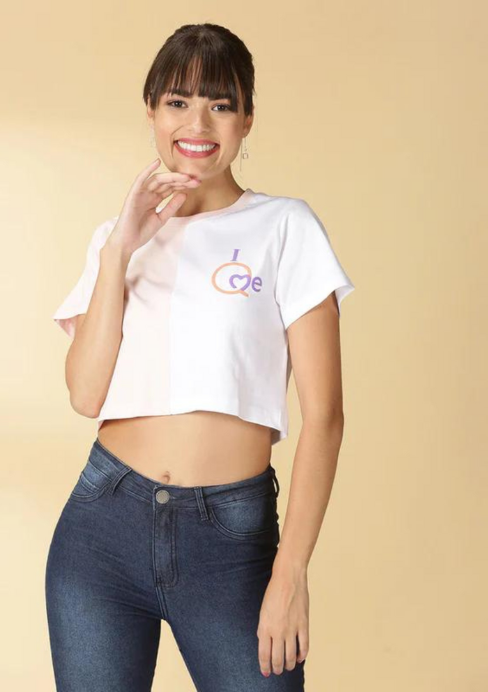 Cotton Cut Panel Crop Top, cotton crop top design, cotton crop top for women, cotton crop tops online