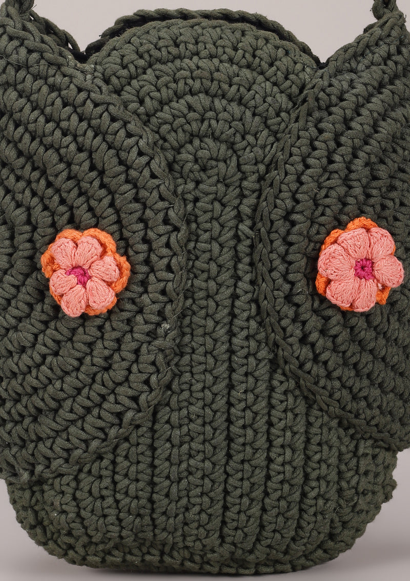 Olive Crochet crossbody bag