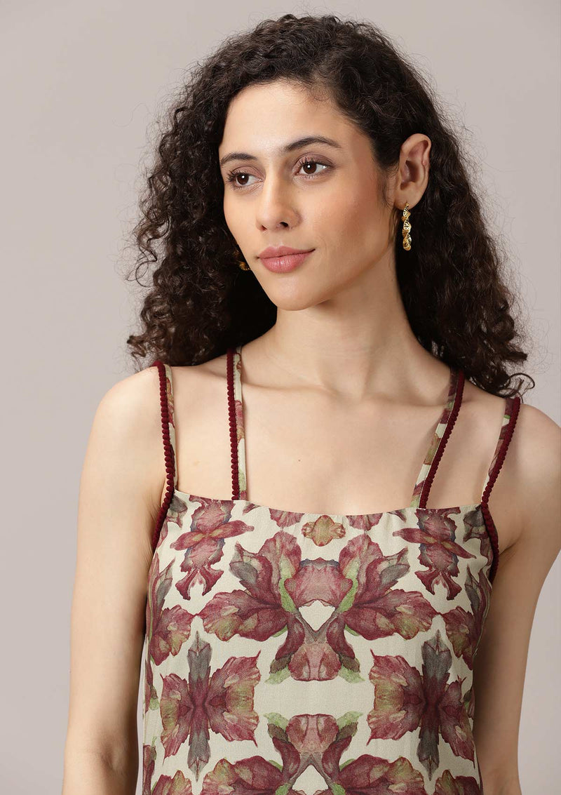 Carmine Blossom Dress