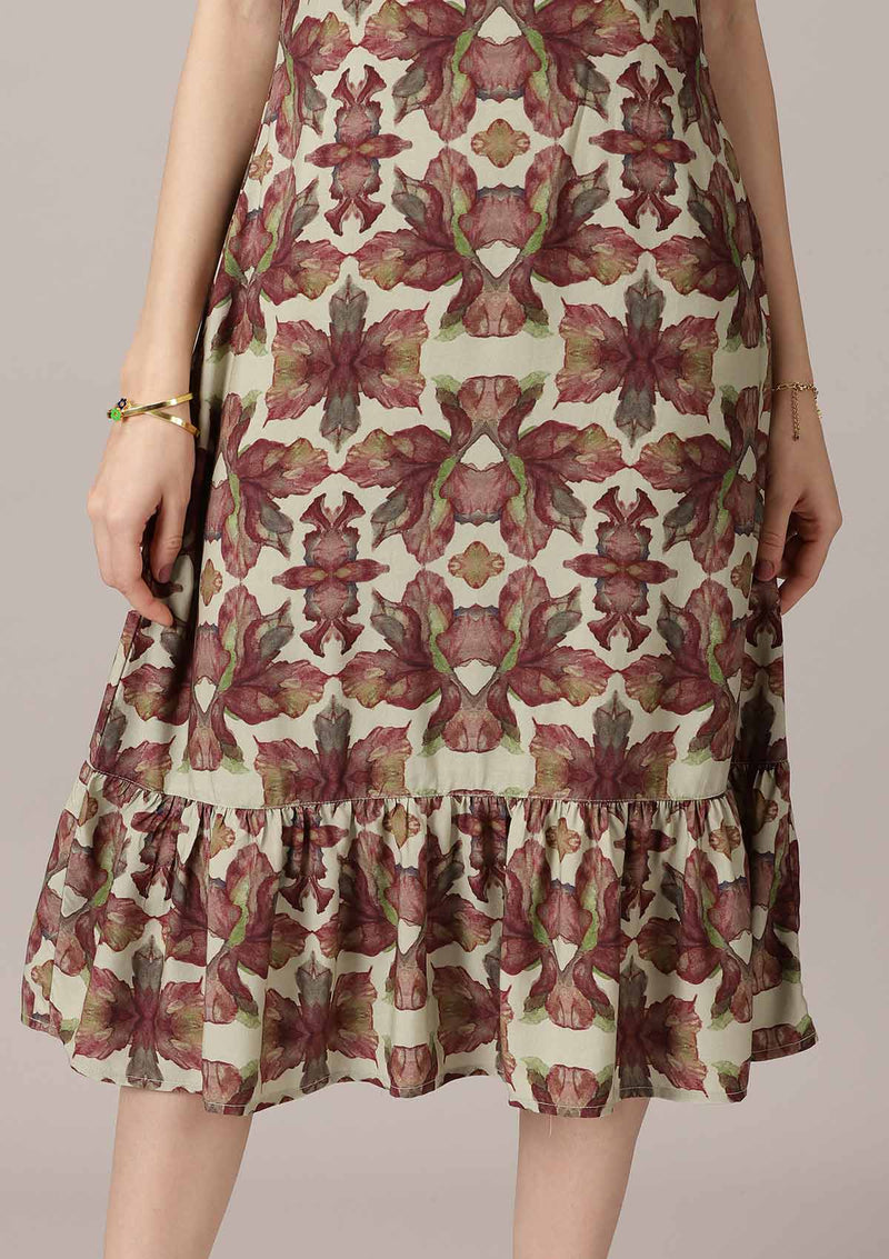 Carmine Blossom Dress