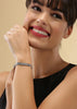 Three-layered Chain Silver Bracelet