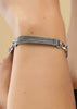 Three-layered Chain Silver Bracelet