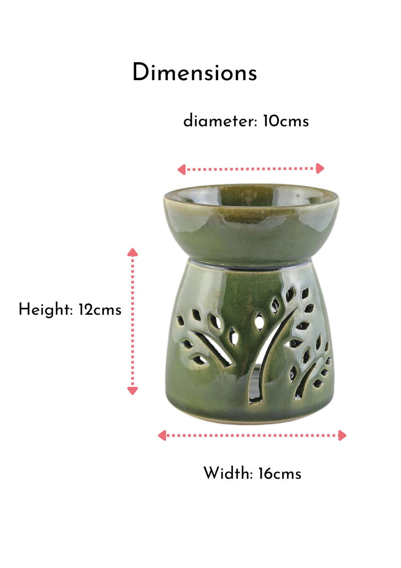 Olive Green - Ceramic Aroma Oil Diffuser