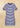 Hayley - Pink Denim Jacket with Blue Striped Dress