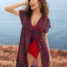 Fun Print Shimmy Cover-Up Look - IshqMe