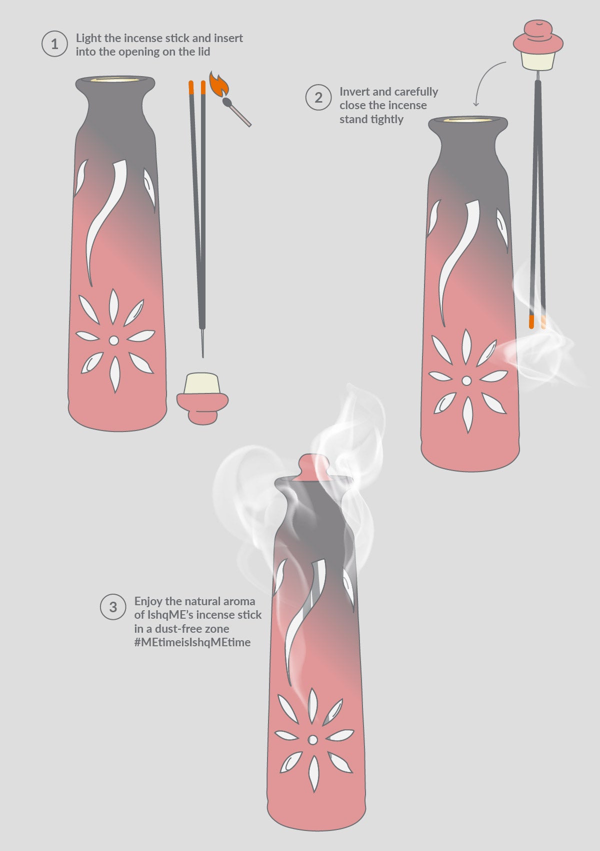 Ash Catcher Incense (Agarbatti) Stand - IshqMe