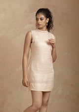Stardust - Peach Rayon Dress