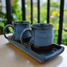 Two Cup Tray Set