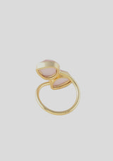 Pink Calcedony Ring