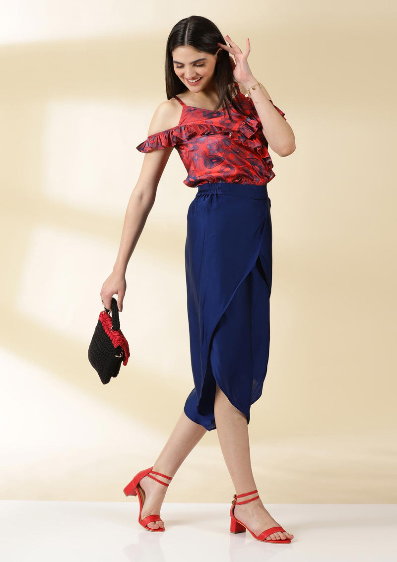 Ink Blue Tulip Pant