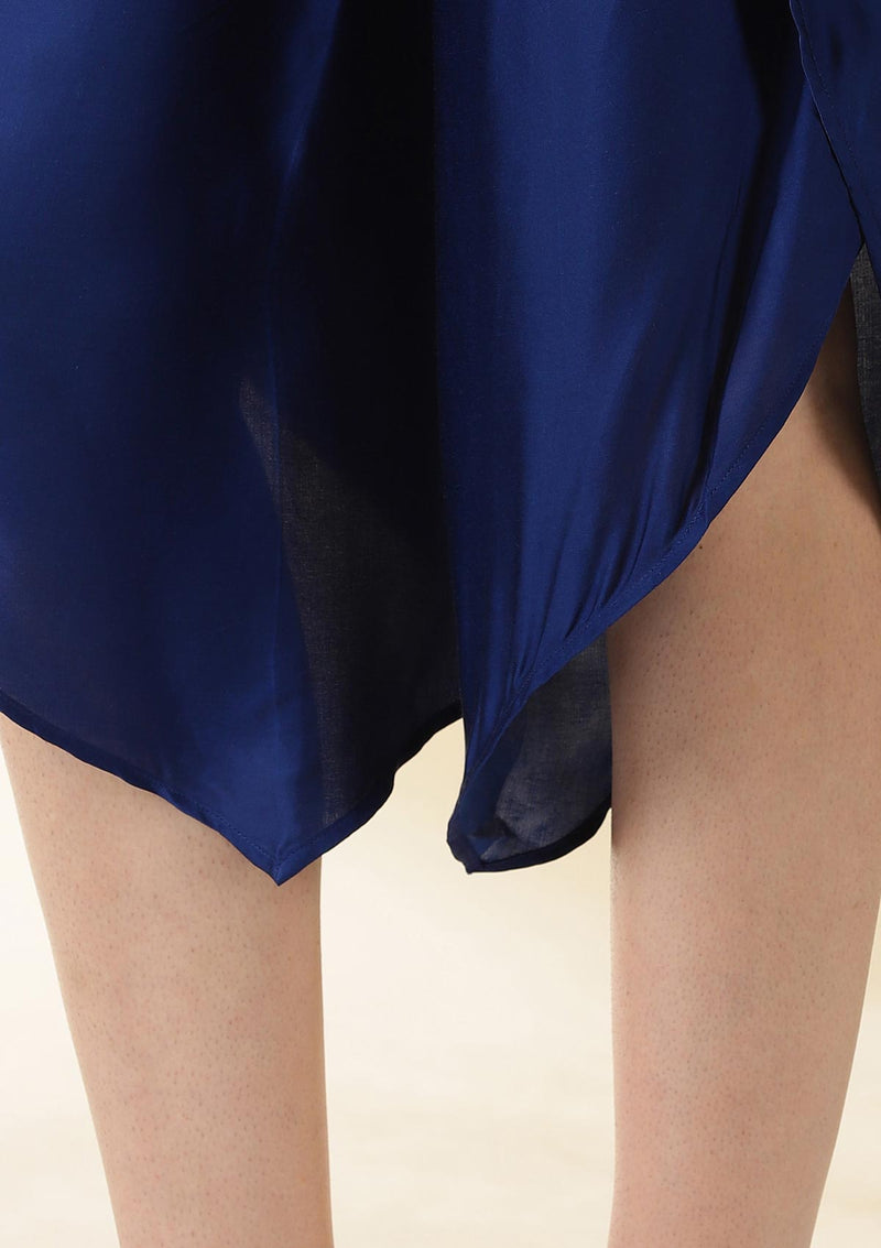 Ink Blue Tulip Pant