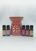 IshqME Serenity Aroma Set: Flamingo Melange Diffuser & Essential Oils Collection