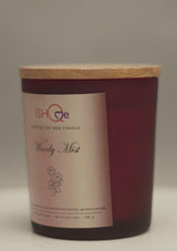 Scented Soy Wax Candle - Woody Mist