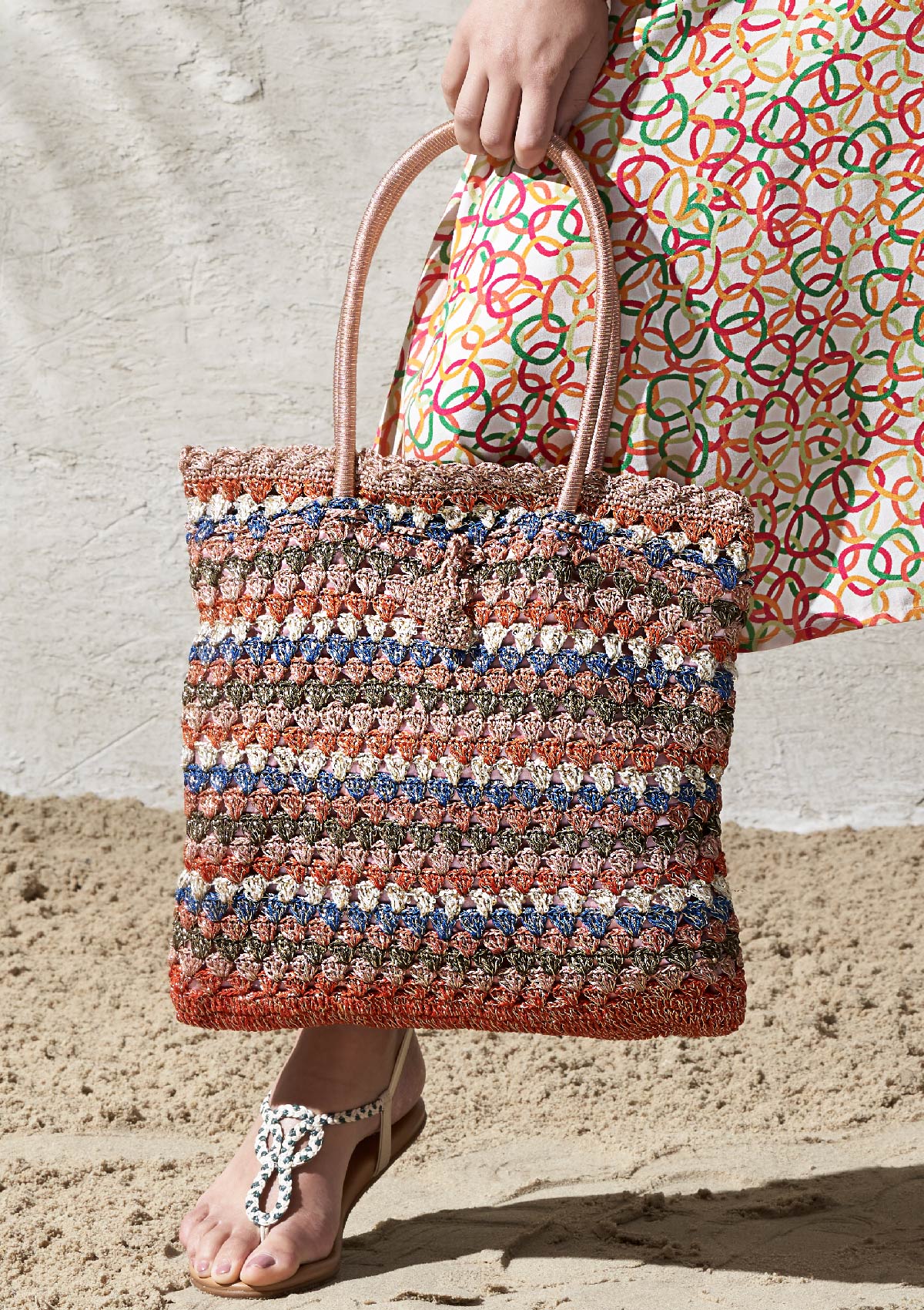 Handcrafted Crochet Tote cum Potli Handbag - IshqMe