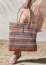Handcrafted Crochet Tote cum Potli Handbag