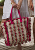 Acrylic Fringed Handcrafted Tote Bag